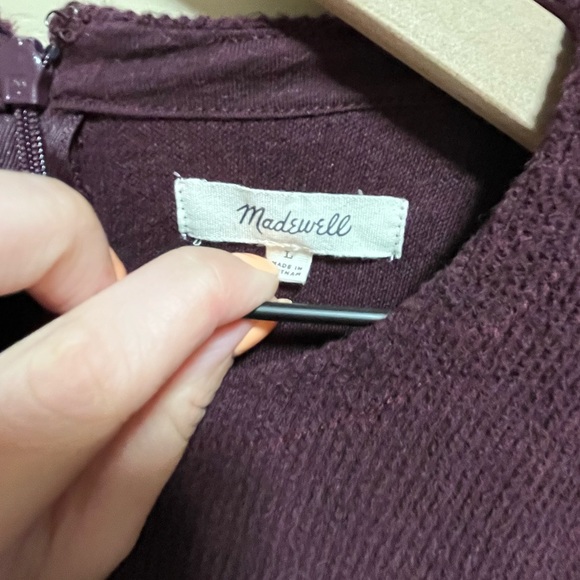 Madewell Sweater Shirred Balloon Sleeve Knit
Crewneck Pull Over 3/4th Sleeve Top - Picture 3 of 7